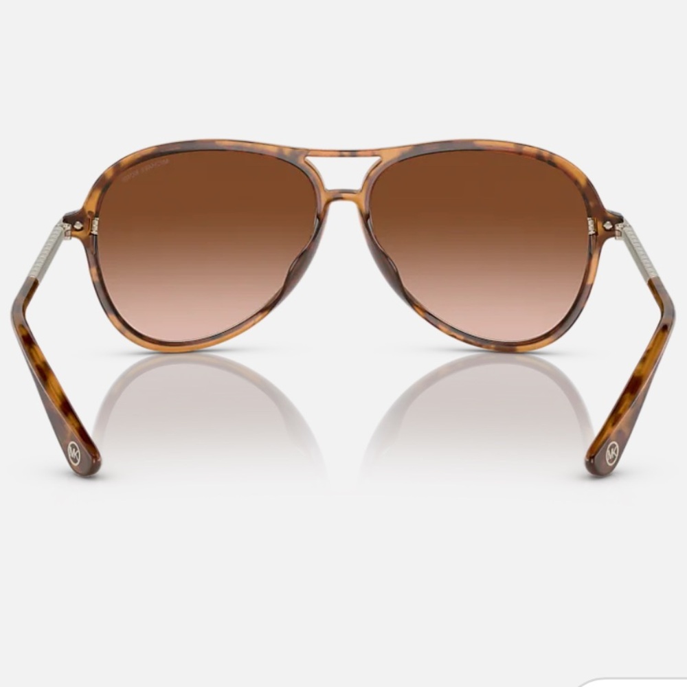 NEW MICHAEL KORS Breckenridge Round Tinted Sunglasses MK2176U Marigold Tortoise - Picture 5 of 9